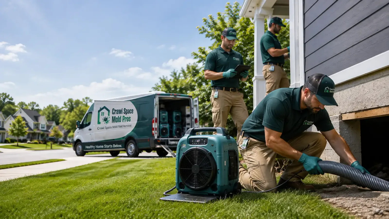 Crawl Space Mold Removal in Amherst, SD